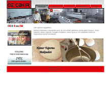 Tablet Screenshot of ozcakirmutfak.com